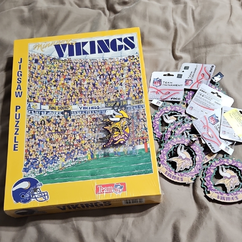 Minnesota Vikings Jigsaw Puzzle - Yellow